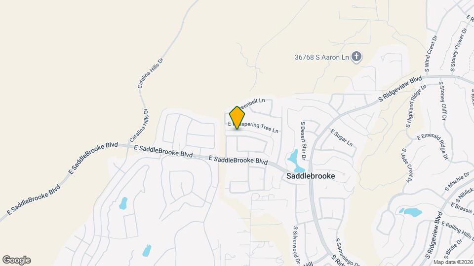 63652 E Squash Blossom Ln Map and Location Details