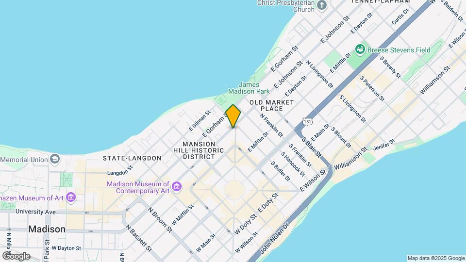 222 N Hamilton St Mapa y Detalles de la Ubicación