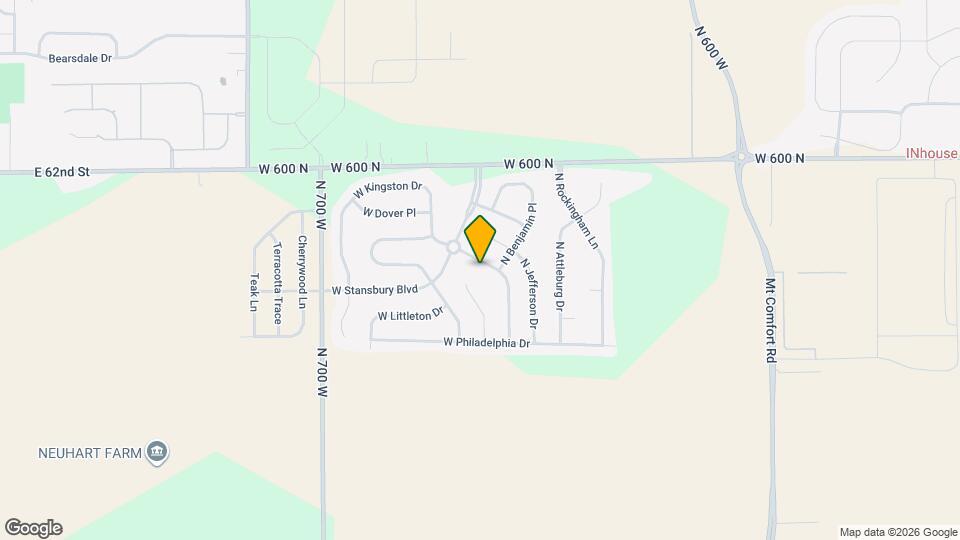 6641 W Jamestown Dr Map and Location Details