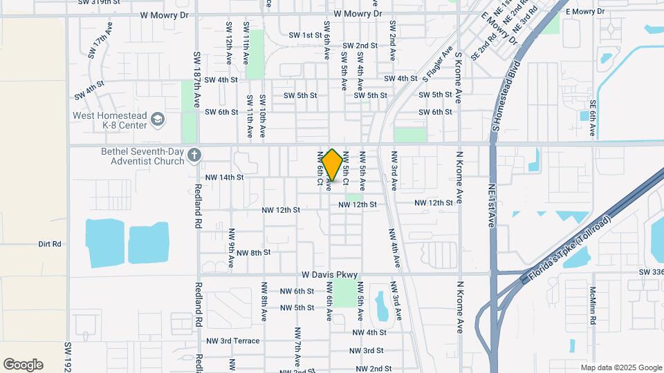 1321 NW 6th Ave Mapa y Detalles de la Ubicación