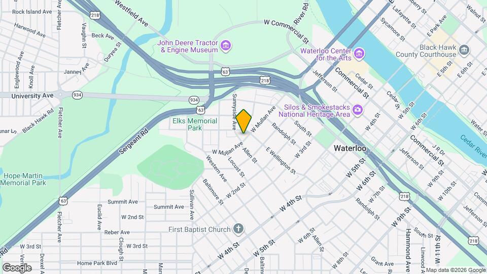 820 W Mullan Ave Map and Location Details