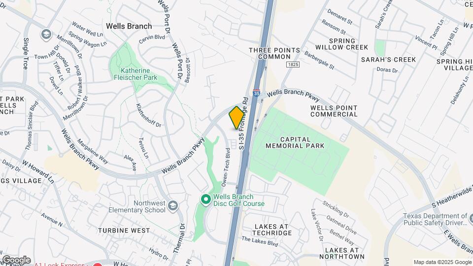 14620 N Interstate 35, Unit 101 Map and Location Details