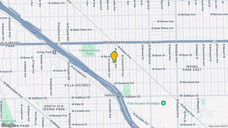 3826 N Monticello Ave Mapa y Detalles de la Ubicación