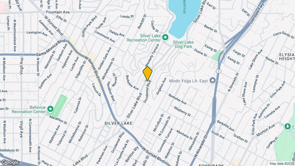 1536-1538 Silver Lake Blvd Map and Location Details