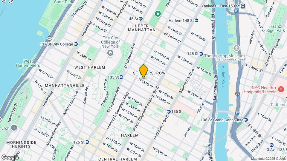 245 W 137th St Mapa y Detalles de la Ubicación