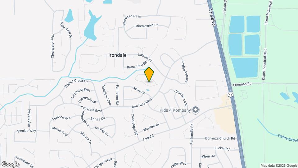 1147 Dunivin Dr Map and Location Details