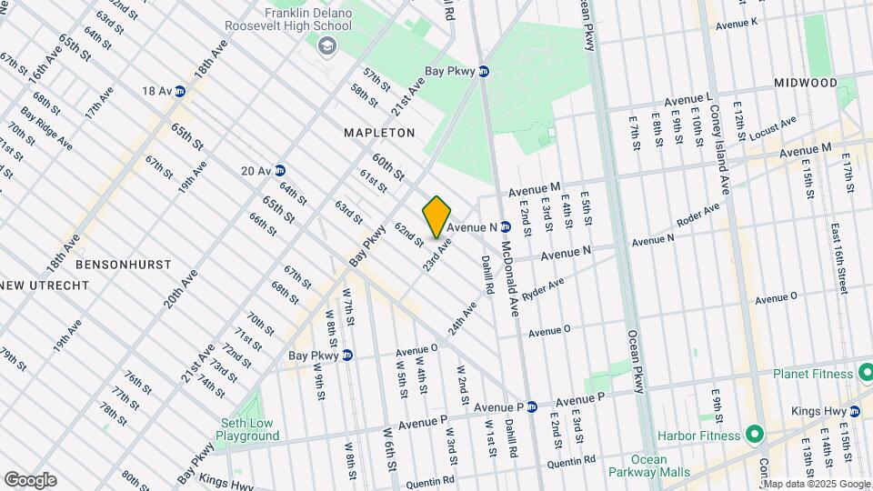 6114 23rd Ave, Unit 2ND FL Map and Location Details