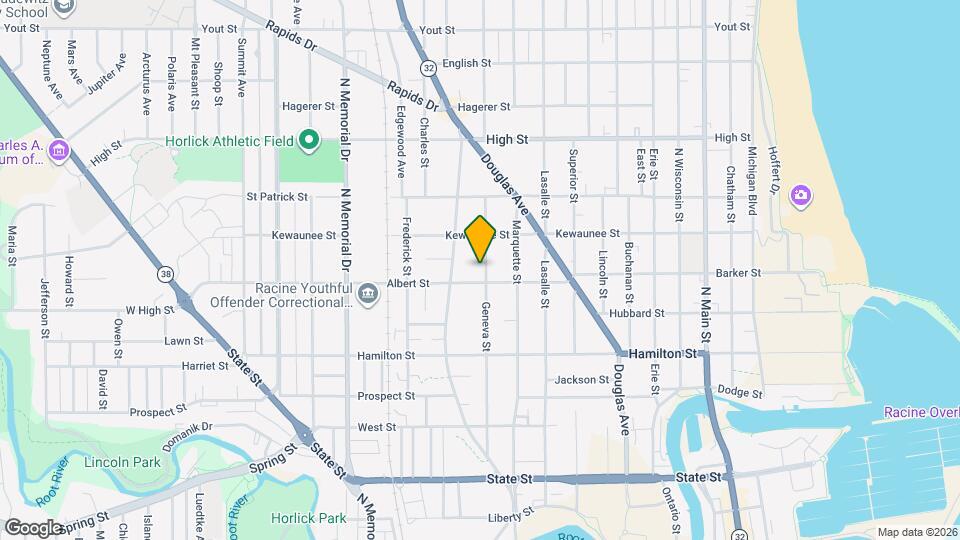1412 Geneva St Map and Location Details