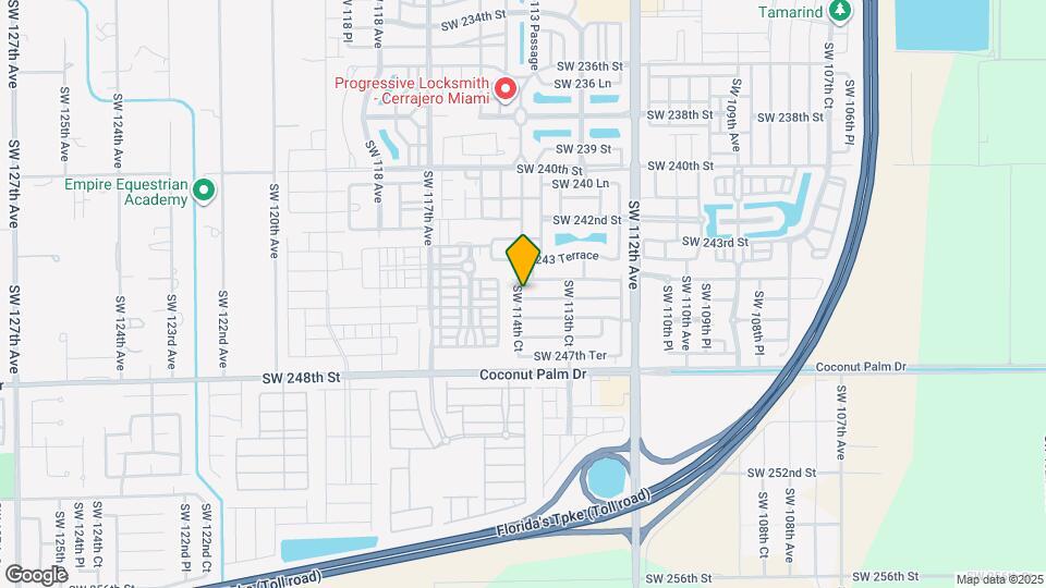 11833 SW 245th Ter Mapa y Detalles de la Ubicación