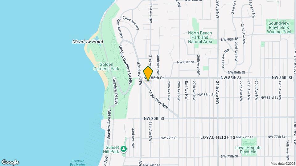 8368A Loyal Way NW Map and Location Details