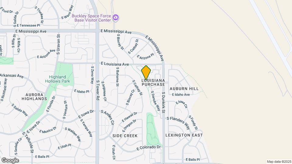 1381 S Cathay Ct Map and Location Details