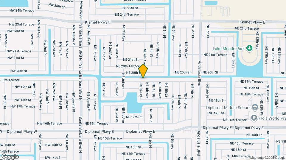 343 NE 19th Terrace Map and Location Details