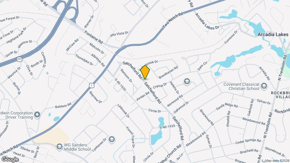 6640 Satchelford Rd Map and Location Details