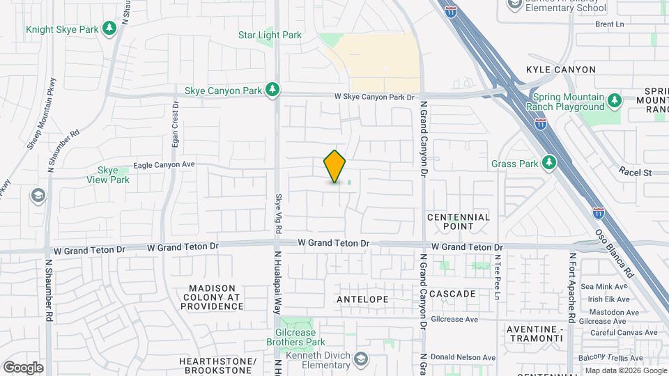 9936 Wildhorse Cyn Ave Map and Location Details