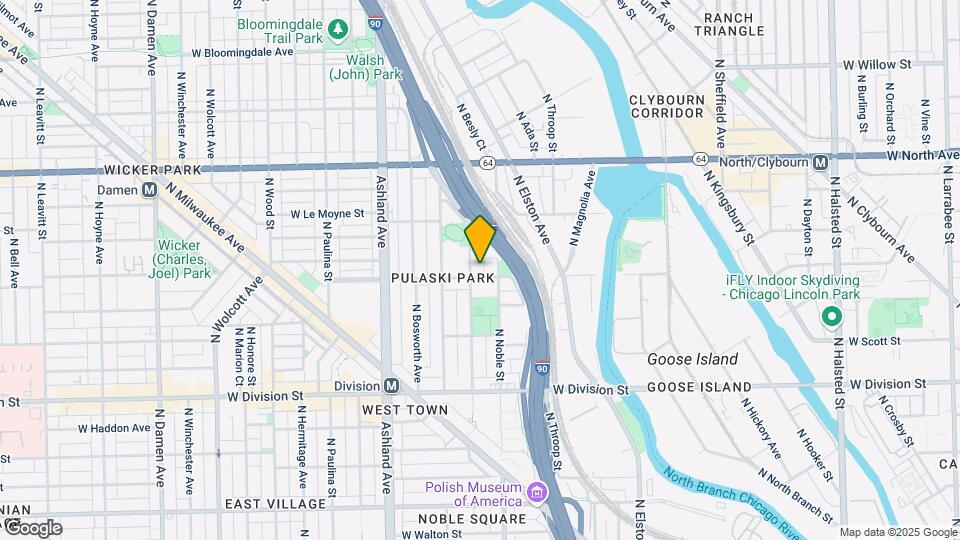 1414-1418 W Blackhawk St Map and Location Details