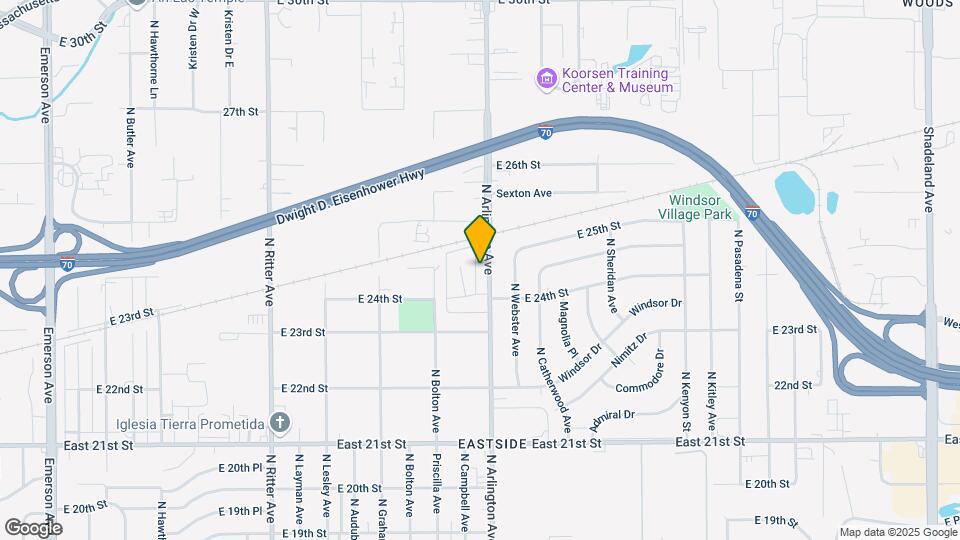 2428 N Arlington Ave Map and Location Details