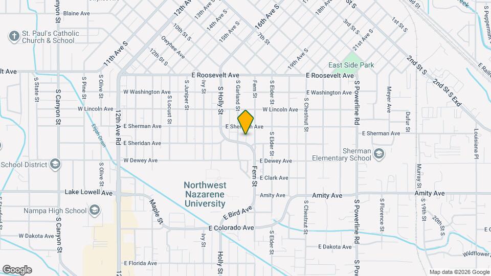 806 E Sheridan Ave Map and Location Details