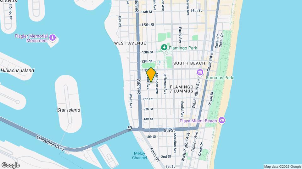 937 Lenox Ave. Mapa y Detalles de la Ubicación