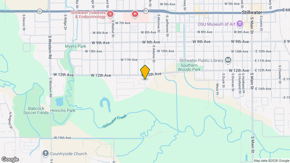 415 S Blakely St Map and Location Details