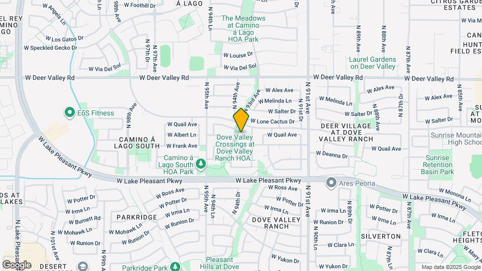 9343 W Quail Ave Map and Location Details