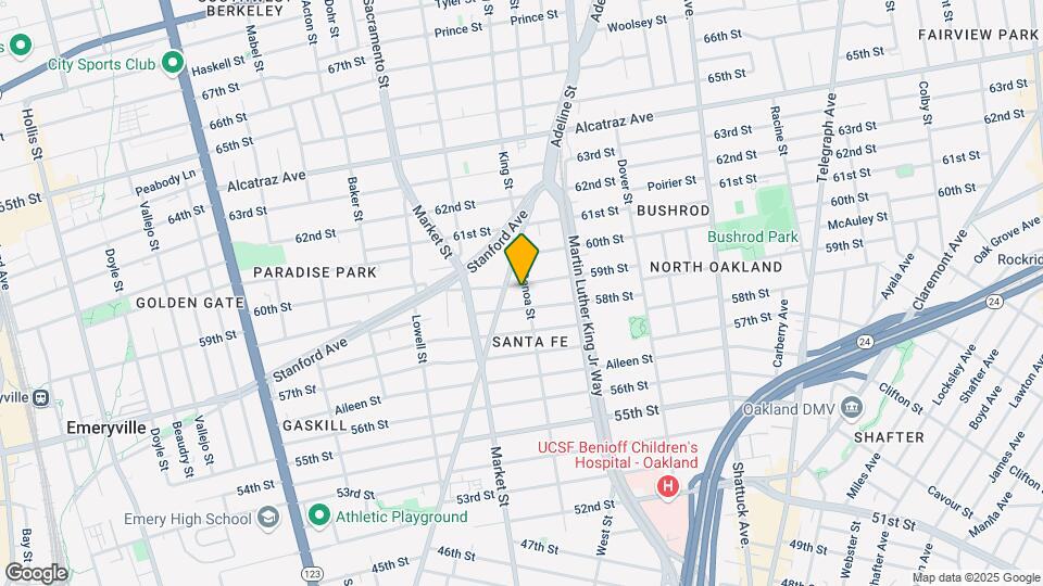 5825 Genoa St Map and Location Details