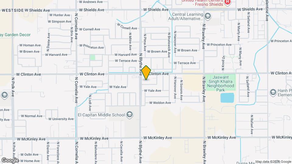 4372 W Vassar Ave Mapa y Detalles de la Ubicación