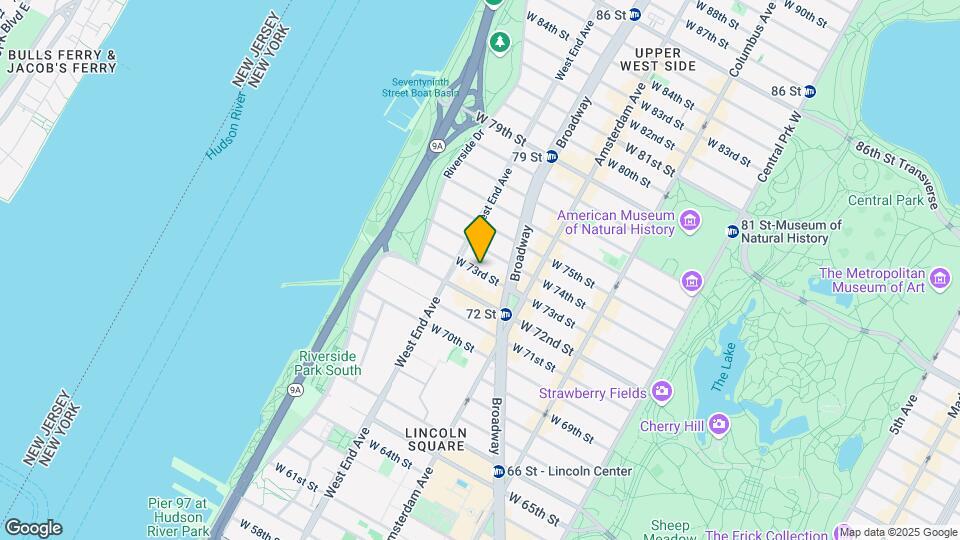 253 W 73rd St Map and Location Details