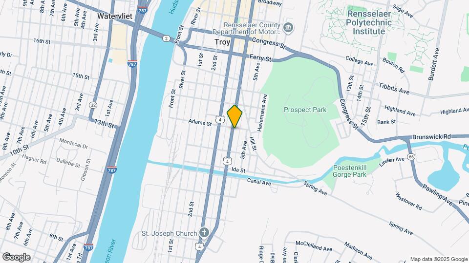 280 4th St Map and Location Details