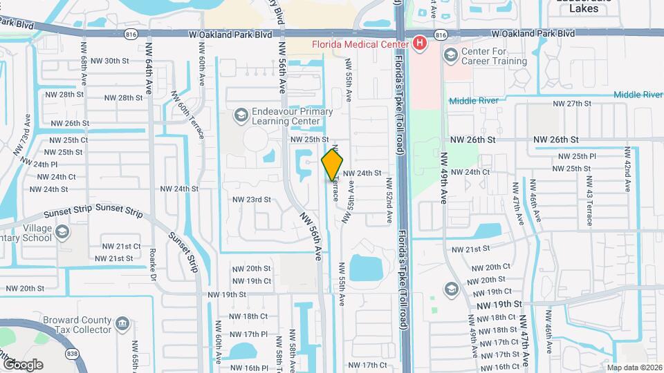 2237 NW 55th Terrace Map and Location Details