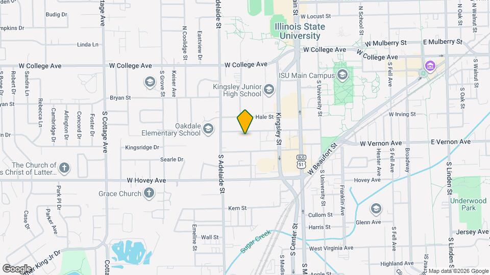 727 Dale St Map and Location Details