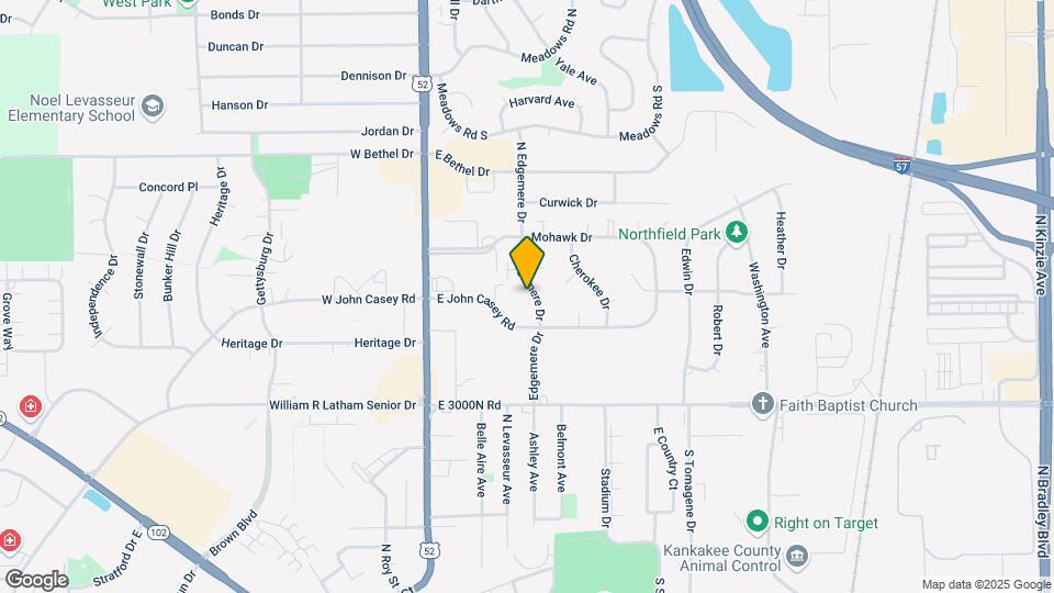 653 N Edgemere Dr Map and Location Details