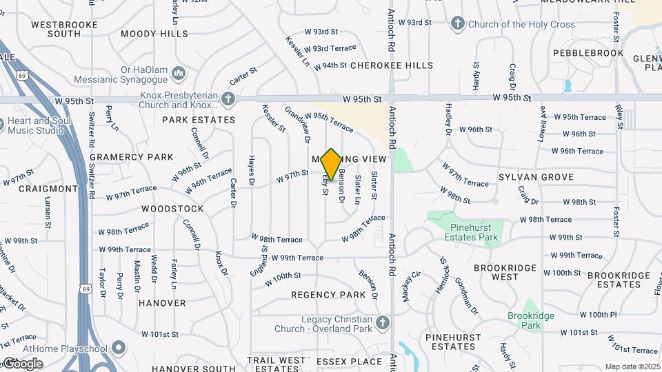 9709 Eby St Map and Location Details