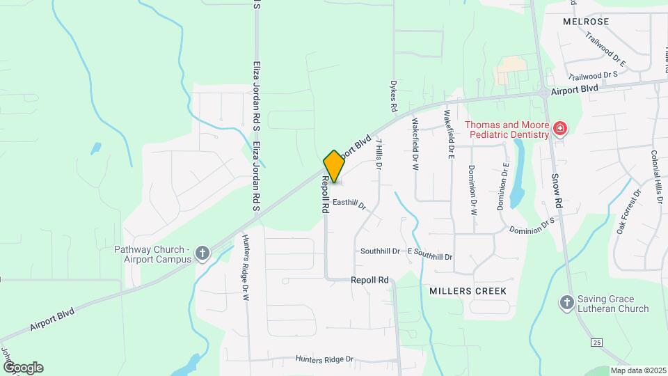 10401 Northhill Ct Map and Location Details