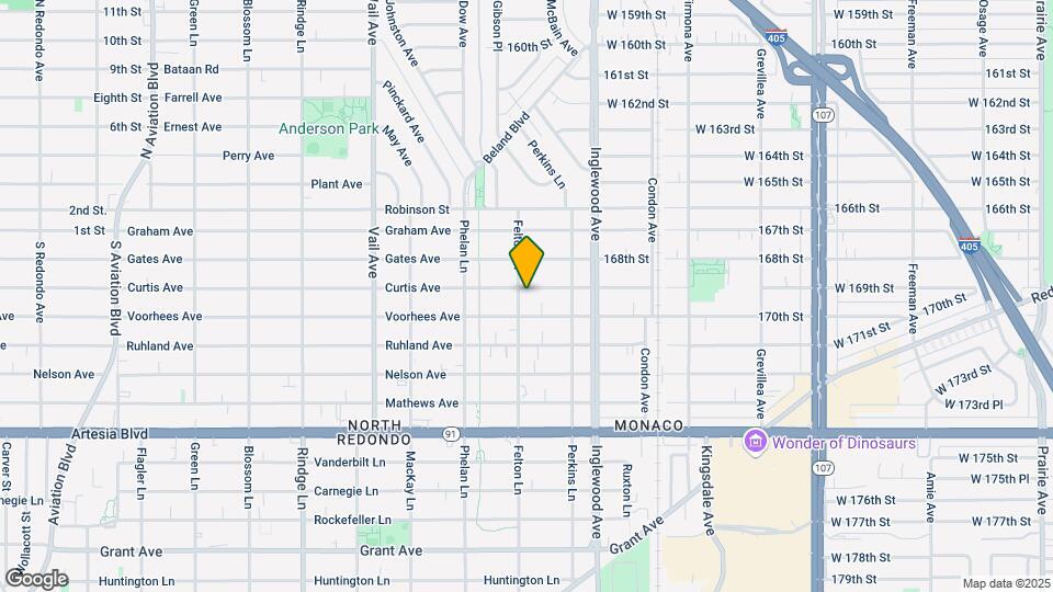2602 Curtis Ave Mapa y Detalles de la Ubicación