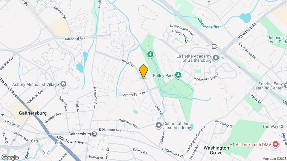 444 Girard St Map and Location Details