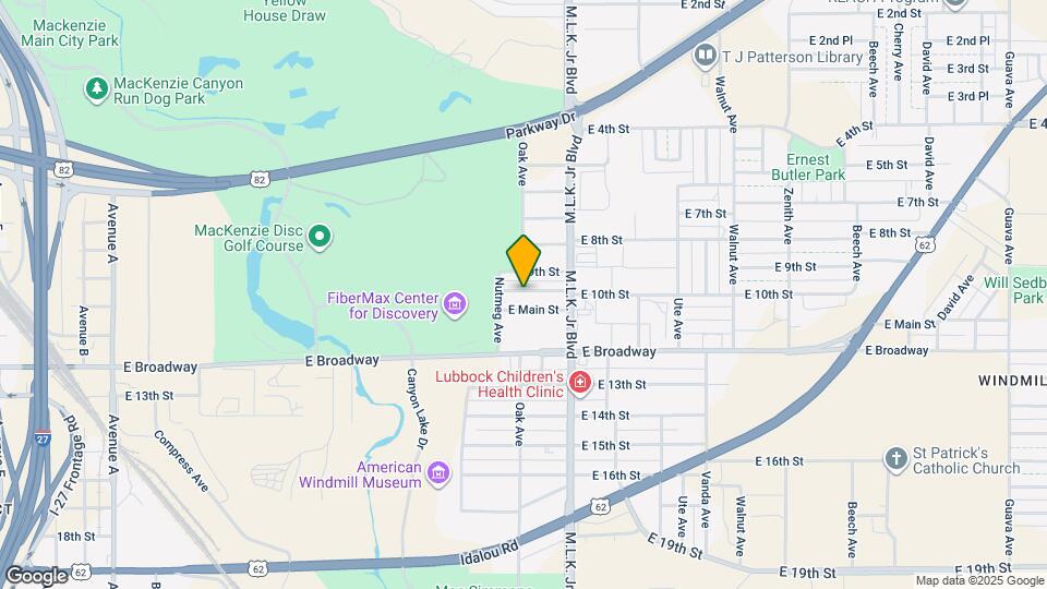 1510 E 10th St Map and Location Details