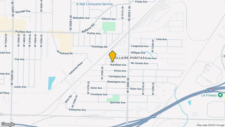 13316 Wainfleet Ave Map and Location Details