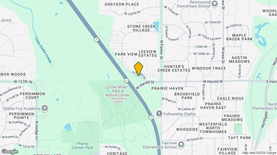 12664 S Noreston St Map and Location Details