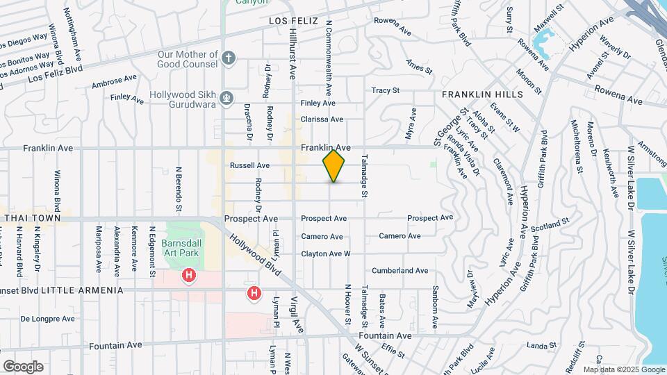 4356 Melbourne Ave Map and Location Details