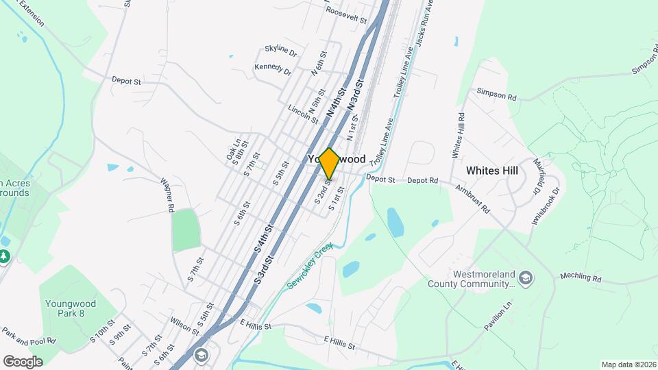 16 S 2nd St Map and Location Details