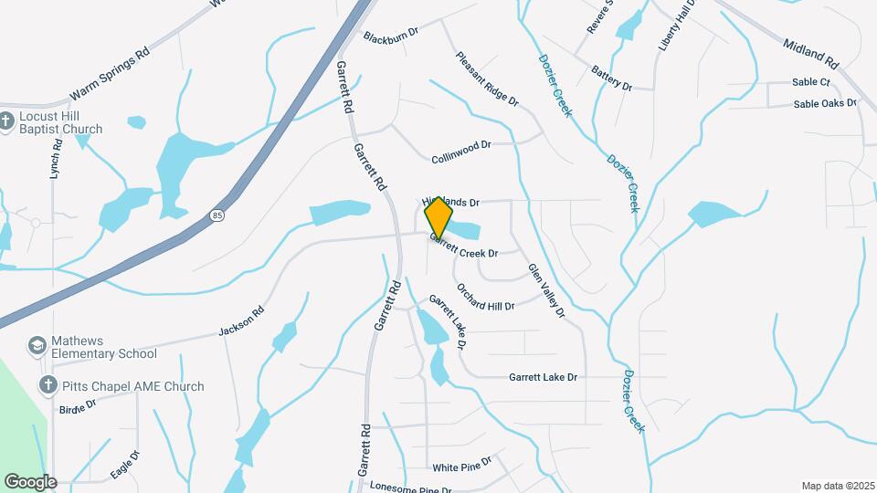 9230 Garrett Creek Dr Map and Location Details