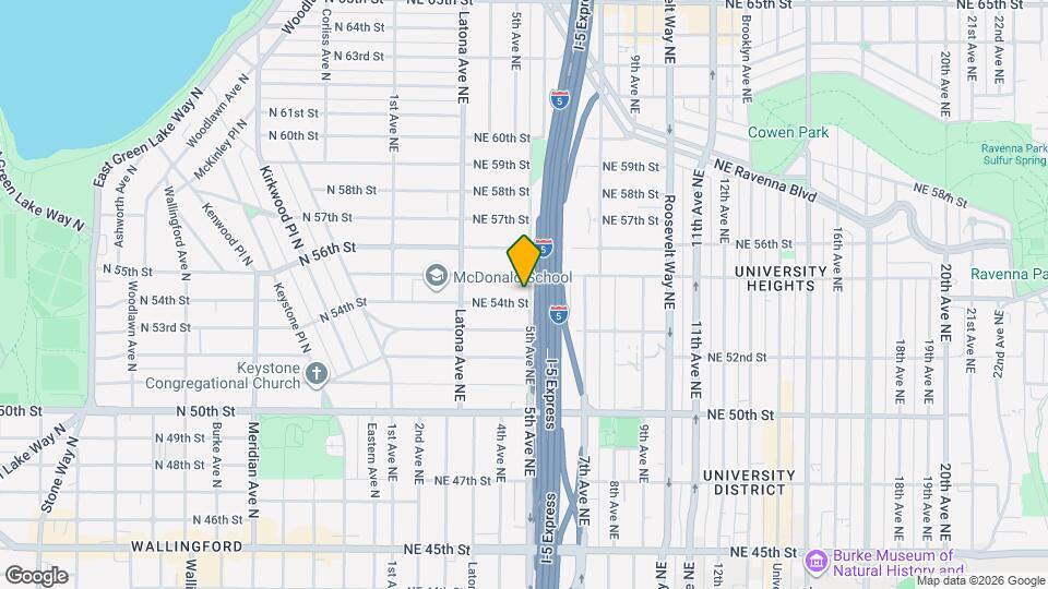 5407 5th Ave NE Mapa y Detalles de la Ubicación