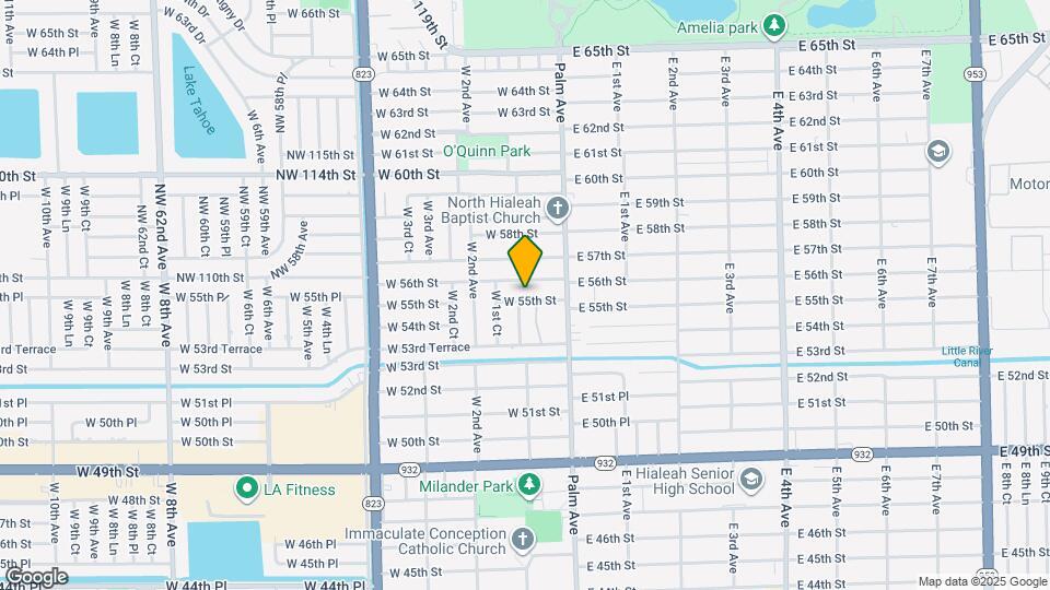 85 W 55th St Map and Location Details