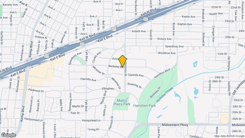 2101 Berkeley Dr Map and Location Details