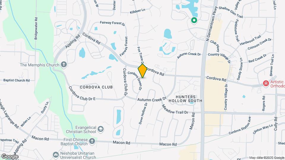 1196 Cordova Green Dr Mapa y Detalles de la Ubicación