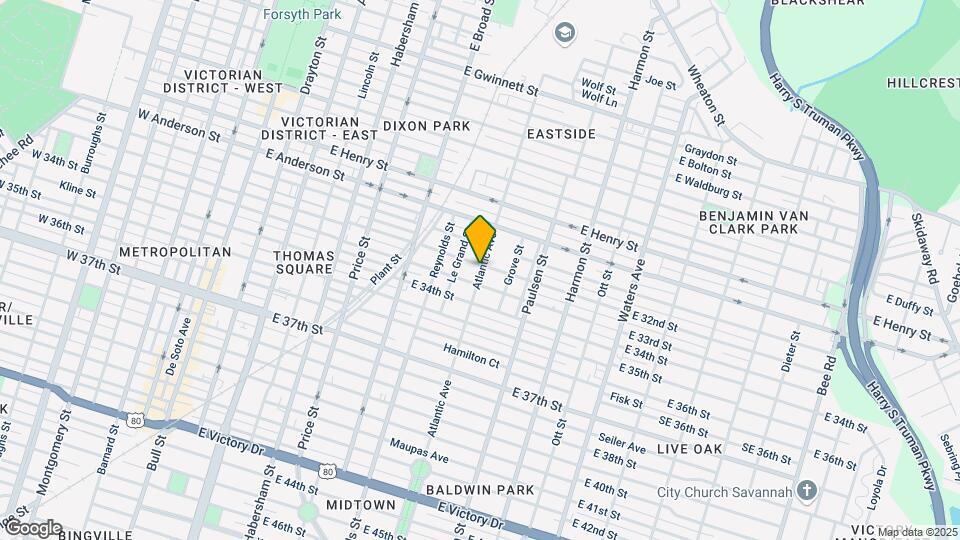 669 E 32nd St Map and Location Details