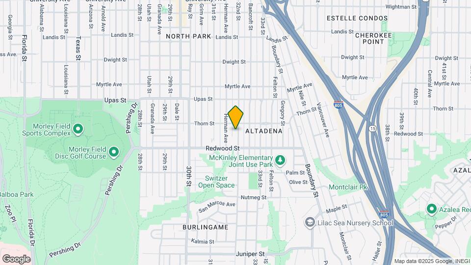 3208 32nd St Map and Location Details