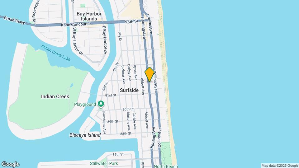 9167 Harding Ave Map and Location Details