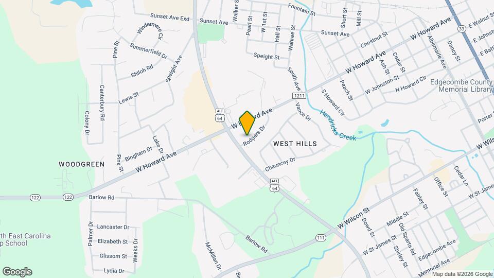 1204 Rodgers Dr Map and Location Details