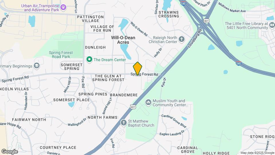 Amber Spring Map and Location Details